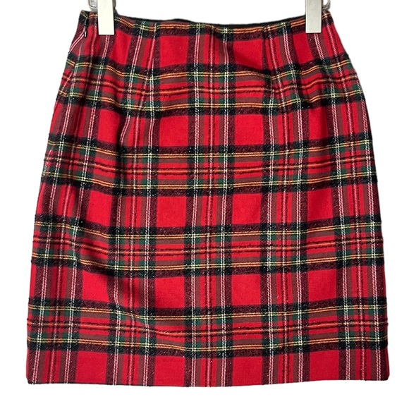 Sparkly vintage plaid skirt - Picture 2 of 2